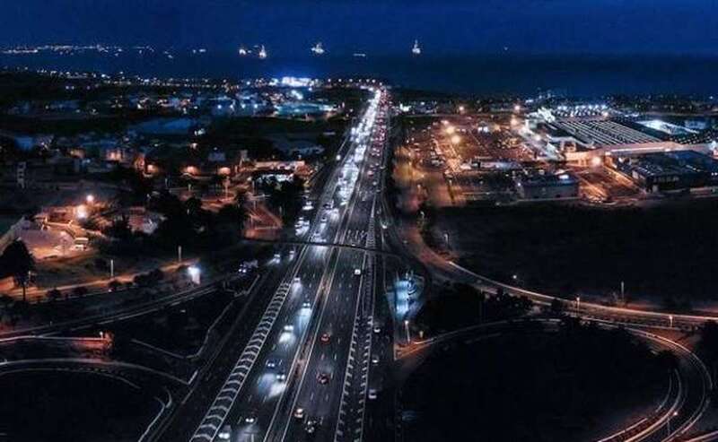 Imagen de la GC-1 a su paso por Telde / Canarias7 